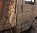 На трассе "Тула - Калуга" сгорела грузовая "ГАЗель"