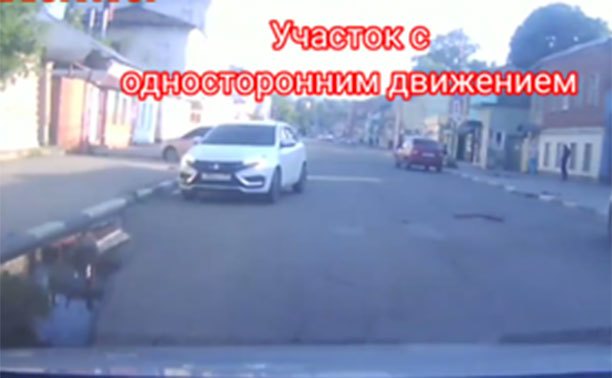 На ул. Пирогова водитель проехал «против шерсти»