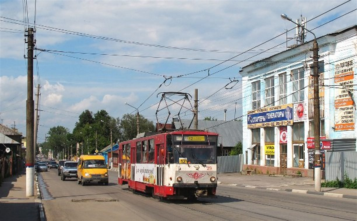 В Туле на ул. Оборонной временно запретят движение трамваев