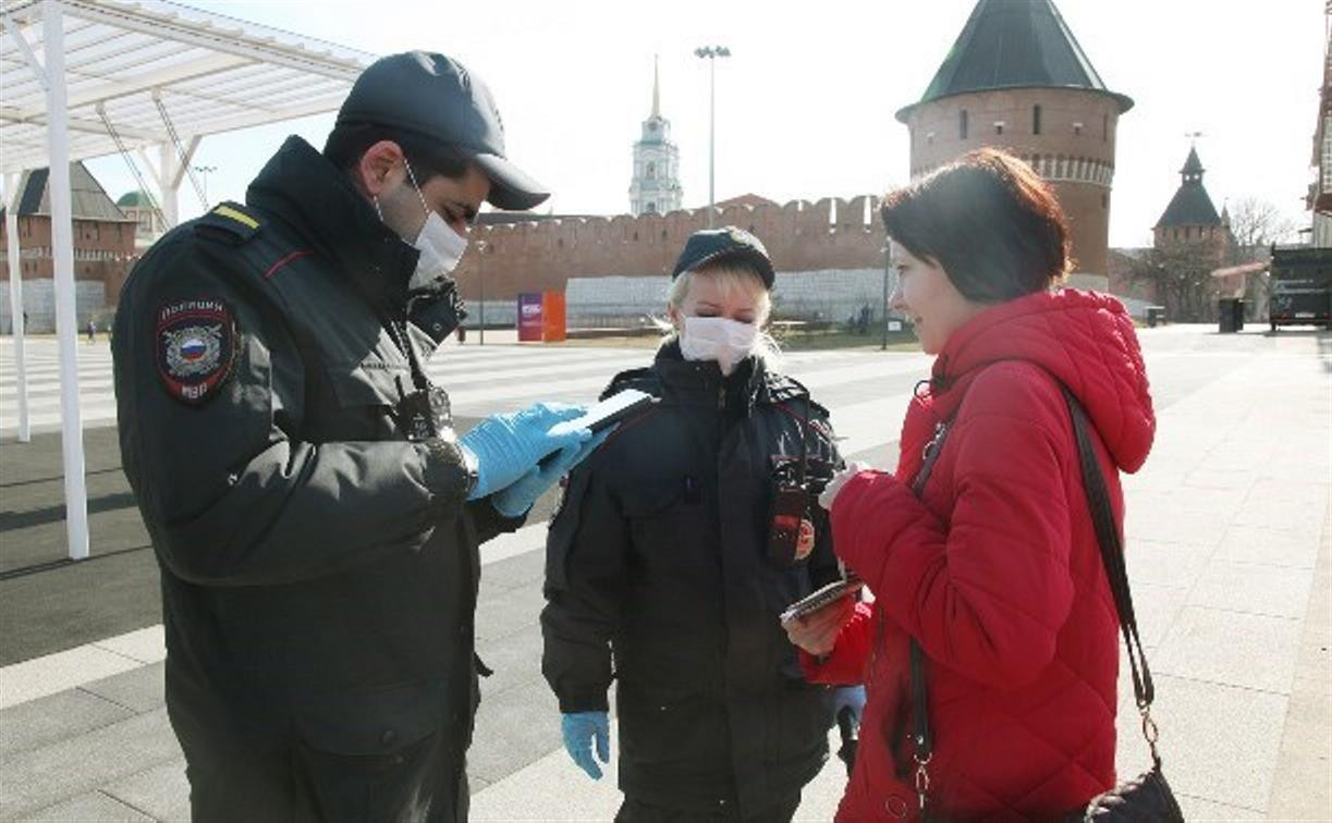 В общественных местах Тульской области несут службу 414 нарядов полиции