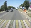 На Тульском шоссе в Ефремове встретились сразу два автохама: видео