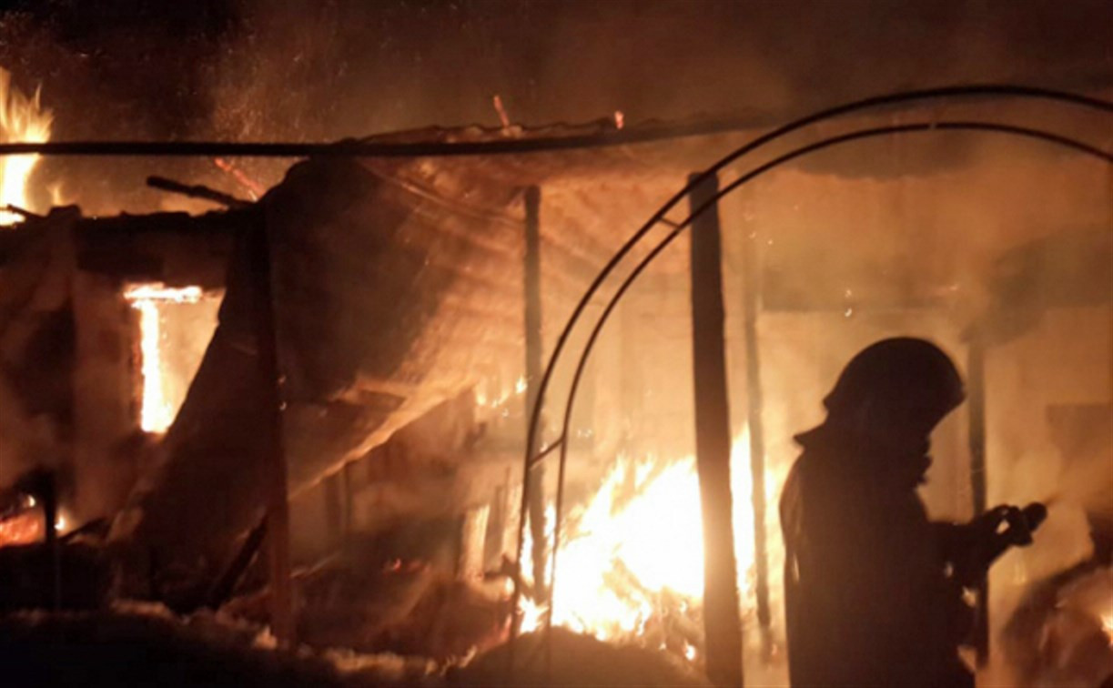 При пожаре в Ясногорском районе погиб пенсионер