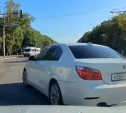 На пр. Ленина водитель BMW едва не устроил аварию на ровном месте