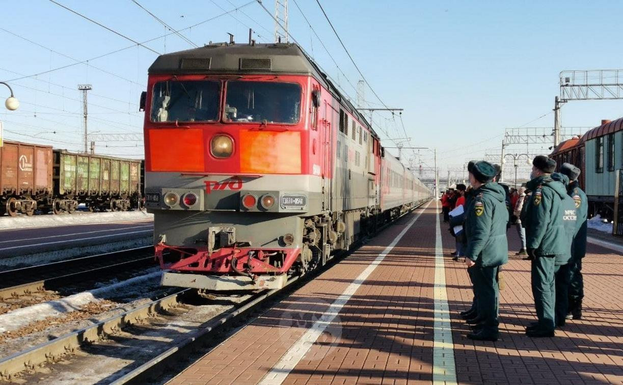 В праздничные дни февраля Москву с Тулой свяжут дополнительные поезда 