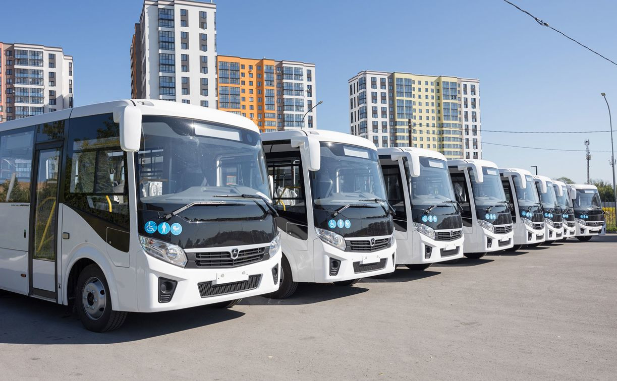 В Тульскую область передали 53 новых автобуса