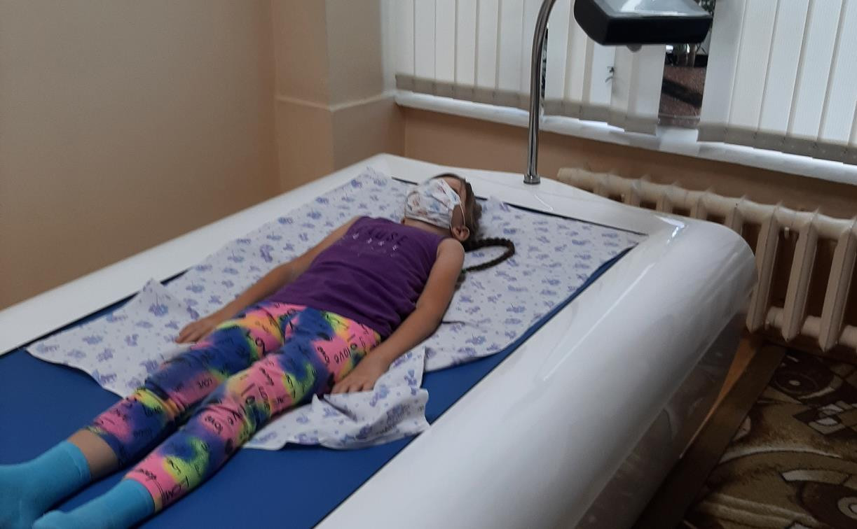Тульская детская облбольница получила реабилитационное оборудование