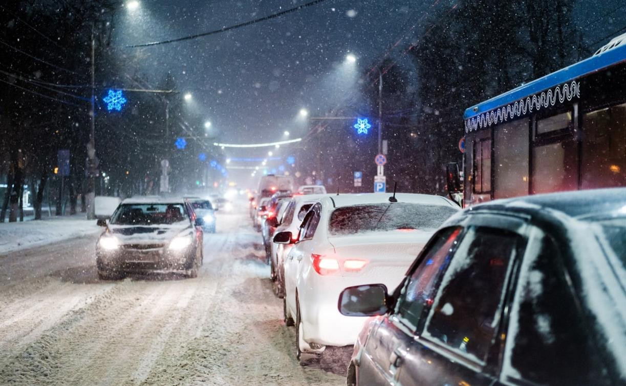 Тульская Госавтоинспекция предупредила водителей об ухудшении погодных условий