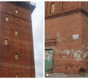 В Киреевске с заброшенной «венецианской» водонапорной башни осыпаются кирпичи