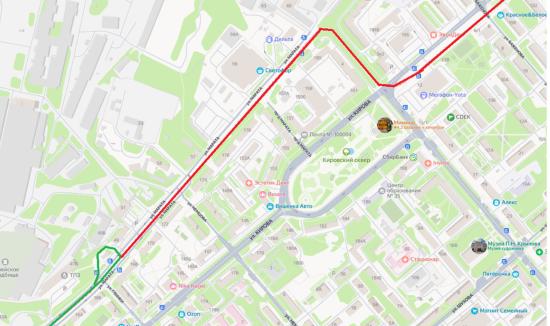 В Туле до 21 сентября трамваи поедут до Патронного завода 