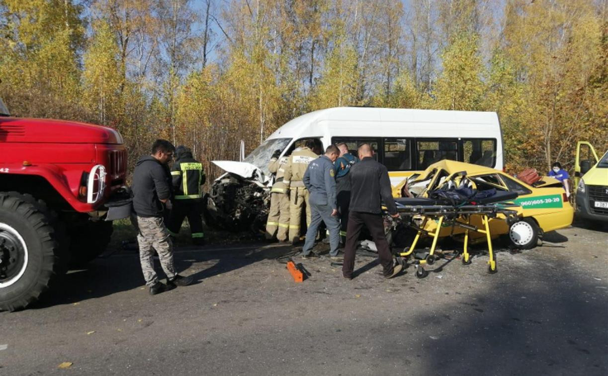 Страшное ДТП с маршруткой под Кимовском: количество пострадавших увеличилось 