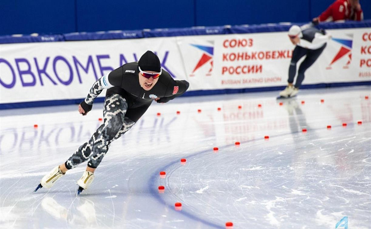 Тульский конькобежец Артем Золотарев завоевал бронзу чемпионата России