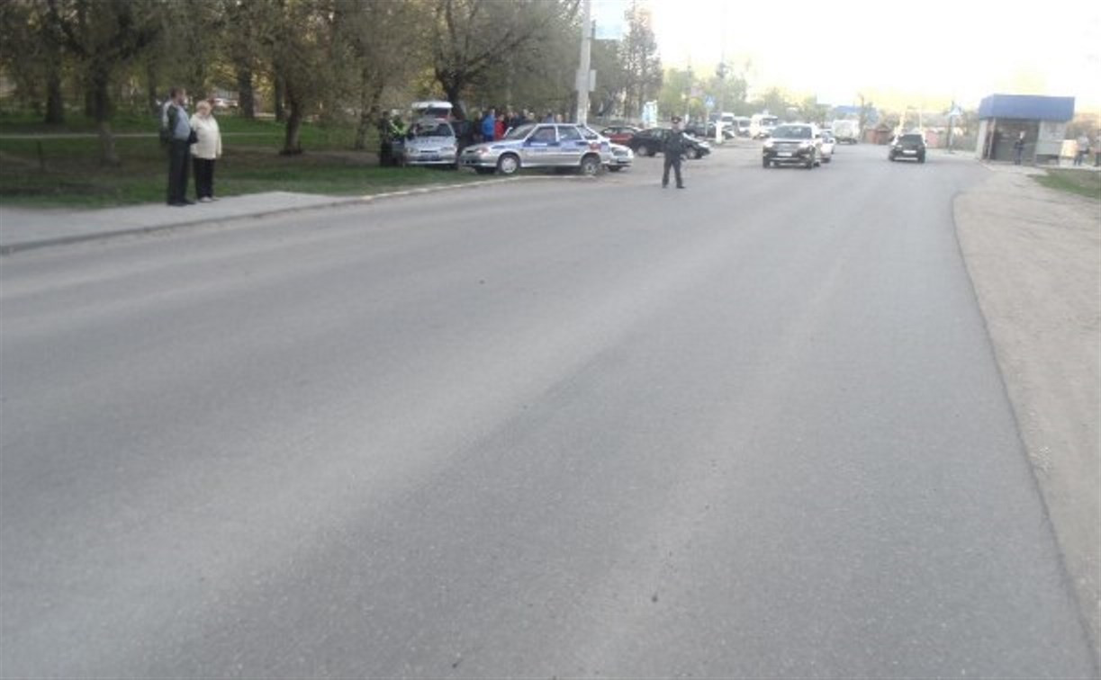 В Узловой 18-летний мотоциклист сбил женщину-пешехода