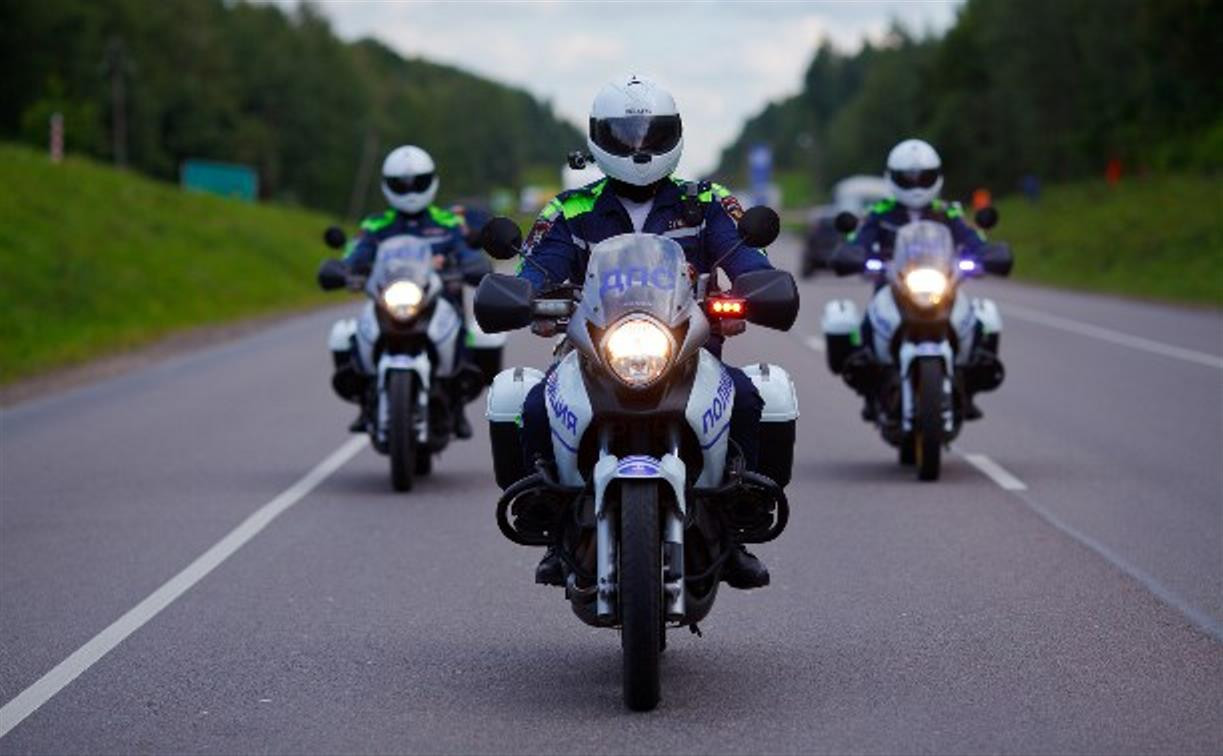 В Тульской области стартовала акция «Мотоциклист»