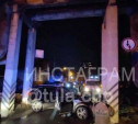 На ул. Приупской «Ауди» врезалась в бетонную опору: пострадали двое 