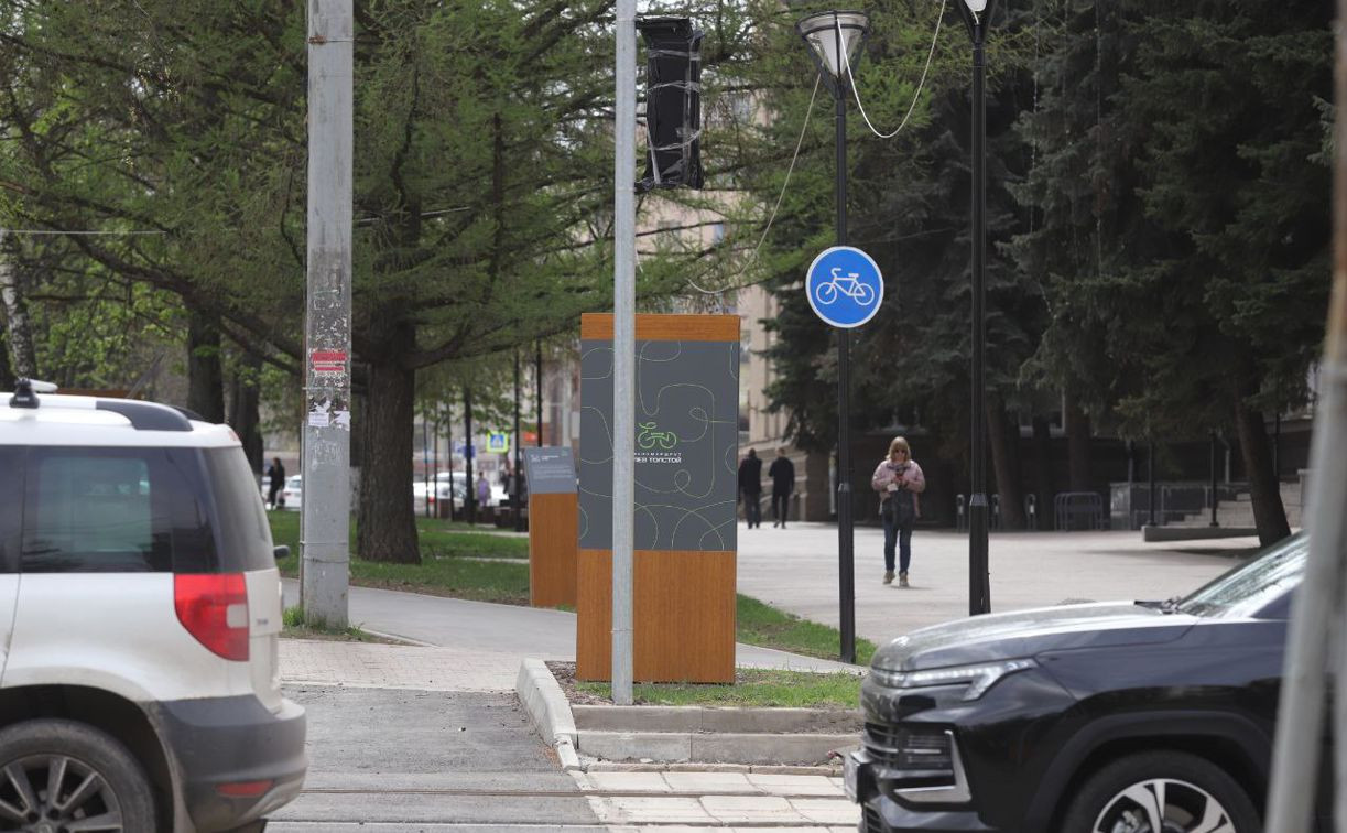 Первый велосветофор заработает на проспекте Ленина 3 мая