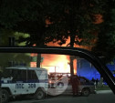 В Суворове ночью произошел крупный пожар