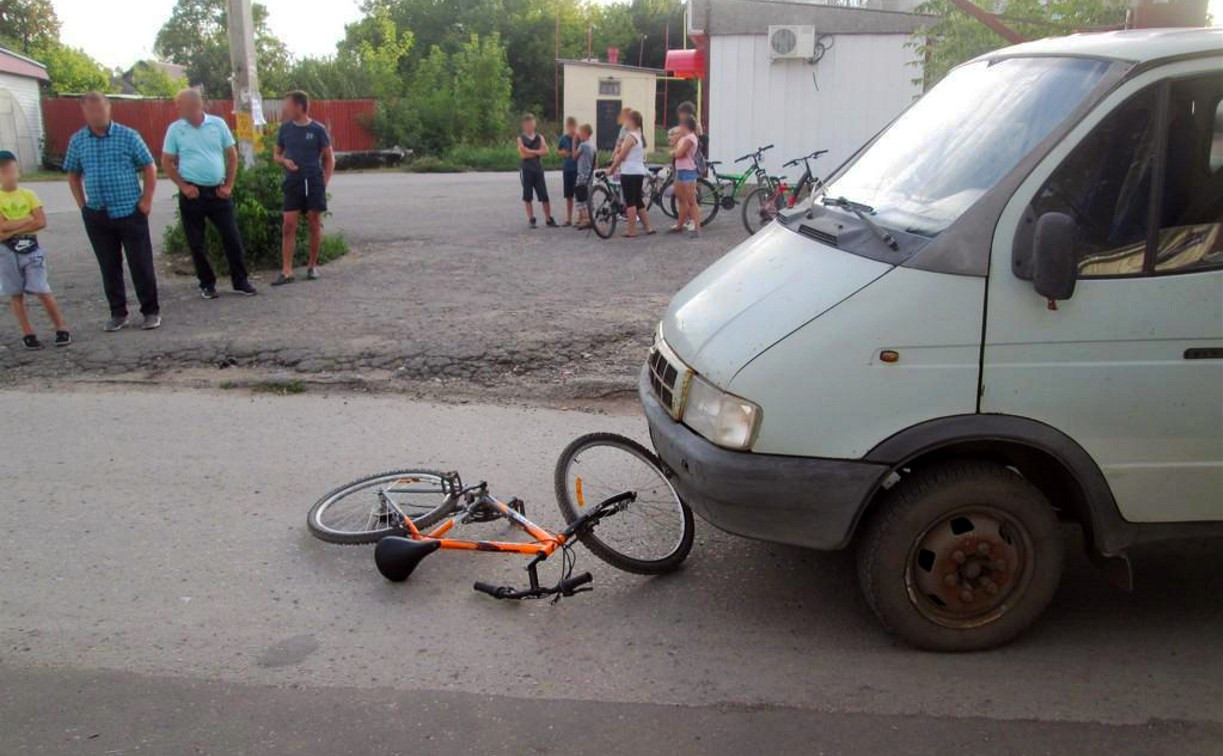 В Тульской области грузовая «Газель» сбила 9-летнего велосипедиста