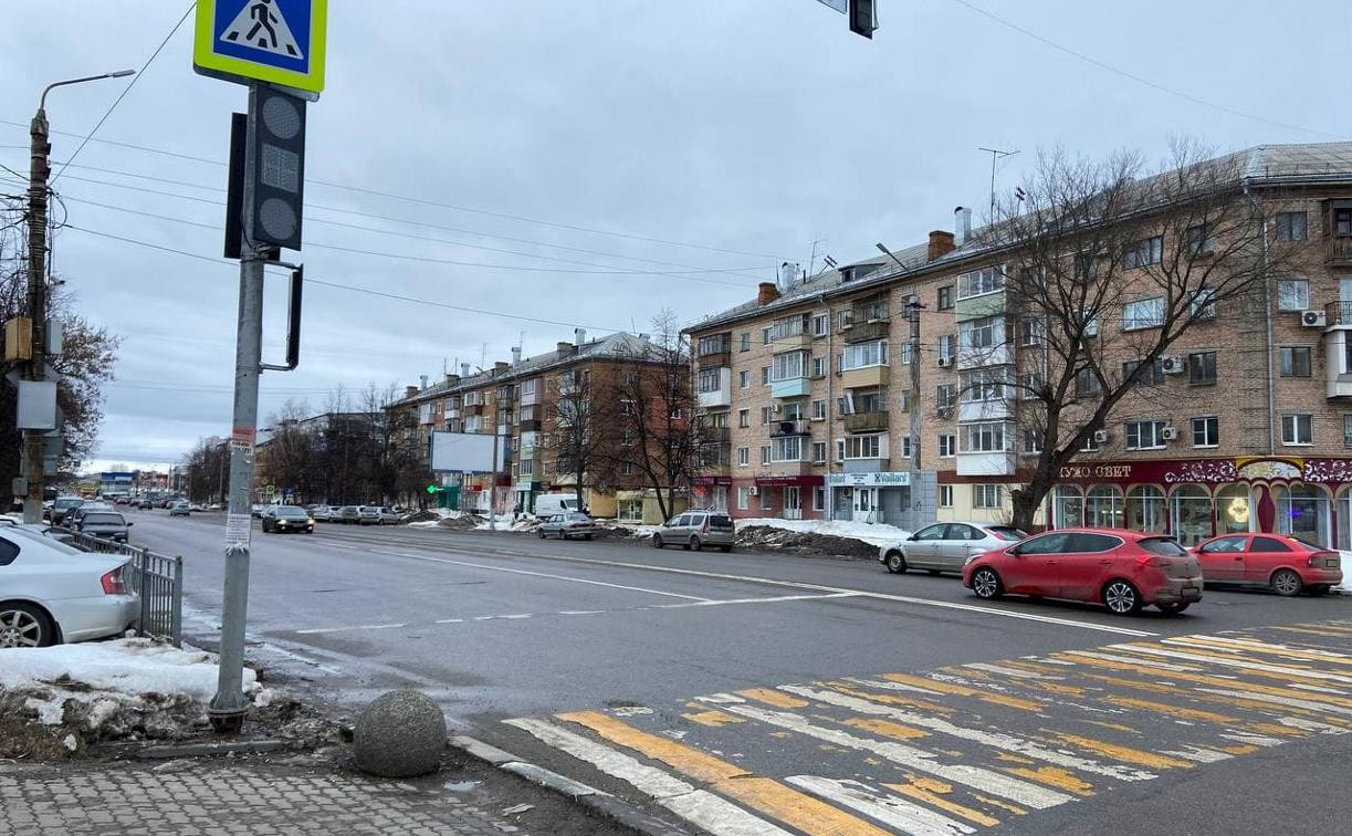 В Туле на Красноамейском проспекте не работают светофоры