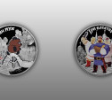 Банк России выпустил монеты с изображением мультяшных богатырей