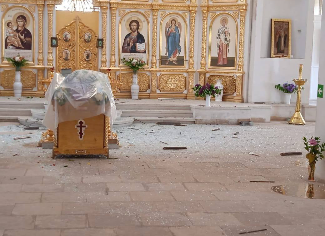 В Епифани ограничили доступ к Никольскому собору, пострадавшему от атаки беспилотников 