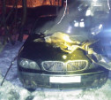 В Новомосковске ночью сгорел BMW