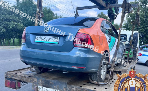 Погоня полицейских за водителем каршеринга в Туле попала на видео