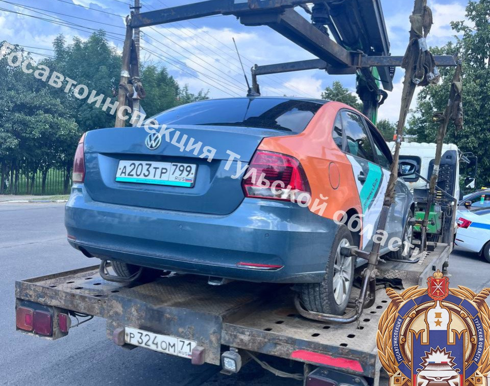 Погоня полицейских за водителем каршеринга в Туле попала на видео