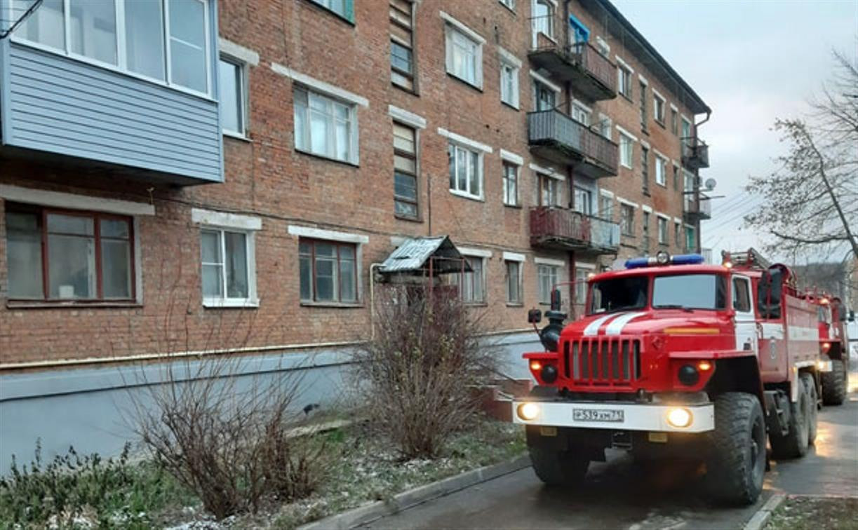 На пожаре в поселке Первомайский погиб мужчина