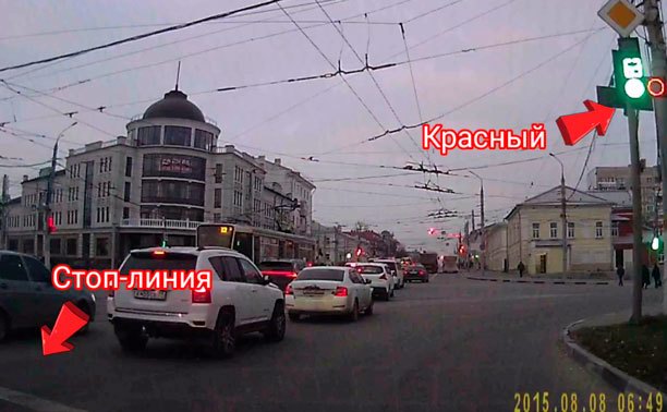 На ул. Октябрьской водитель повернул «не оттуда»