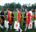 Власти Тульской области сыграли в футбол с командой Совета Федерации