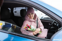 8 марта компания «Автоимпорт» дарила тулячкам-автоледи цветы, Фото: 46