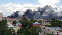 Загорелся недостроенный ТЦ на Красноармейском проспекте, Фото: 2