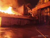 В Ясногорске загорелся склад для хранения зерна, Фото: 11