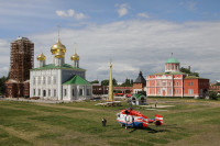 Установка шпиля на колокольню Тульского кремля, Фото: 9