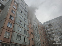 При пожаре в девятиэтажке на ул. Луначарского в Туле погиб мужчина, Фото: 3