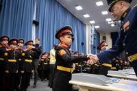 В Тульском суворовском военном училище приняли присягу 80 детей, Фото: 76