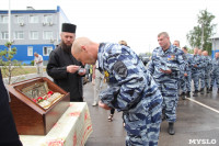 Сотрудники ОМОН поклонились мощам святого великомученика Георгия Победоносца, Фото: 41