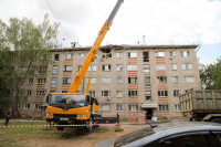 В Туле восстанавливают поврежденные беспилотниками дома, Фото: 9