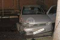 Погоня в Туле: уходя от ДПС пьяный водитель врезался в фонарный столб, Фото: 10