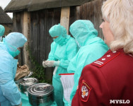 Сотрудники МЧС и Роспотребнадзора учились ликвидировать очаг сибирской язвы, Фото: 3