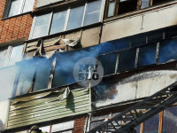 На ул. Ложевой в Туле загорелась квартира, Фото: 3