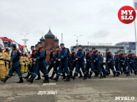 В Туле министр МЧС осмотрел пожарную и спасательную технику, Фото: 28