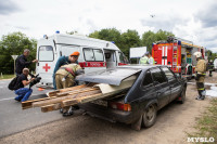 В Туле спасатели, ГИБДД и медики провели крупные учения на трассе, Фото: 28