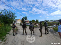 В Плеханово вновь сносят незаконные дома цыган, Фото: 1