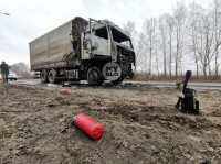 В Петелино сгорел грузовик, Фото: 7