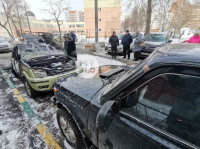 В Туле на улице Ф. Энгельса сгорел припаркованный Ford, Фото: 7