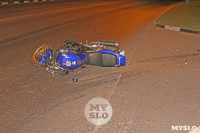 Мотоциклист «догнал» легковушку на ул. Рязанской в Туле, Фото: 2