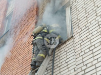 Пожар в общежитии на ул. Фучика, Фото: 15