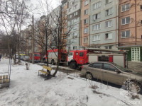 При пожаре в девятиэтажке на ул. Луначарского в Туле погиб мужчина, Фото: 9