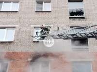 На улице Металлургов в Туле загорелась квартира , Фото: 10